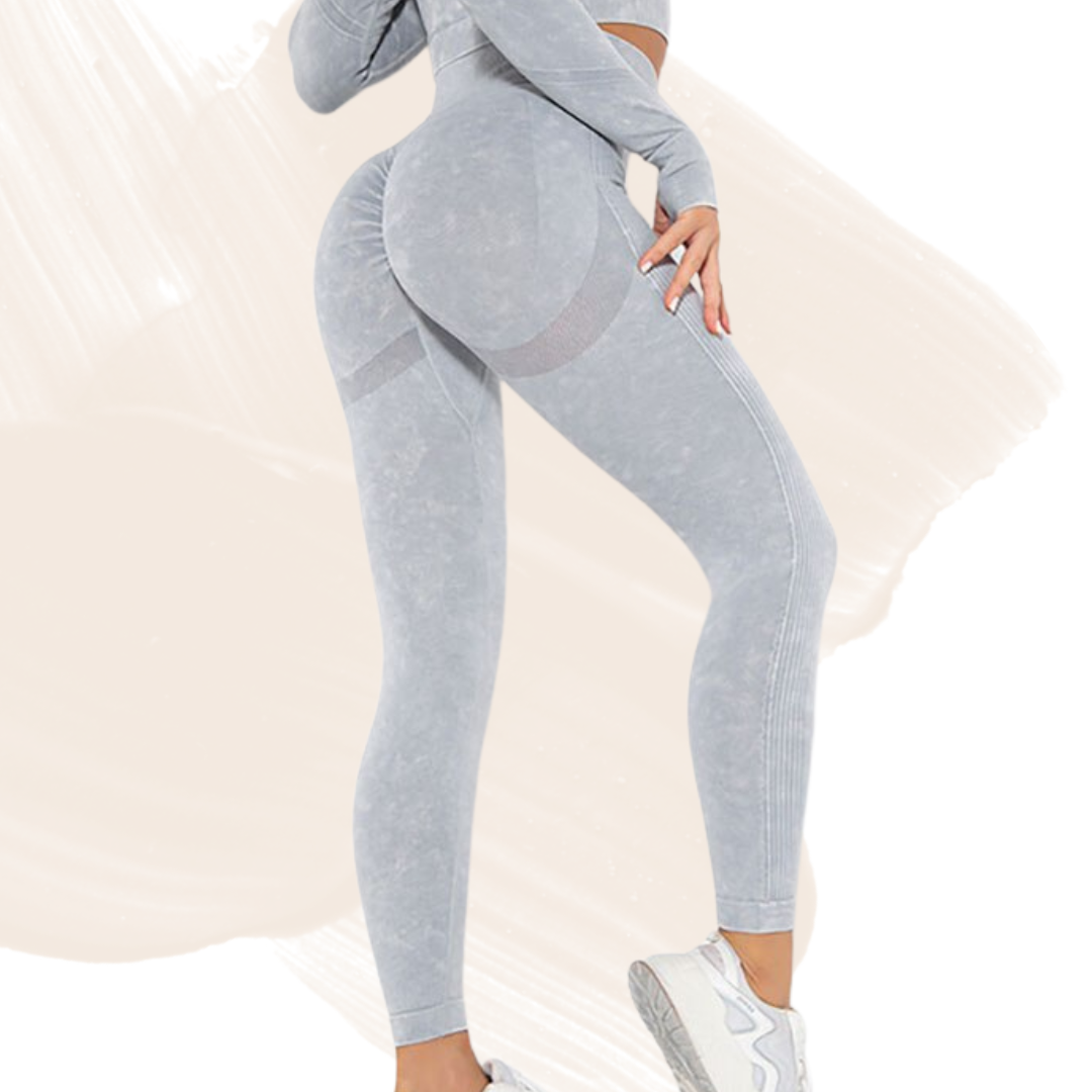 Legging Seamless Taille Haute – Sculpt & Confort Premium