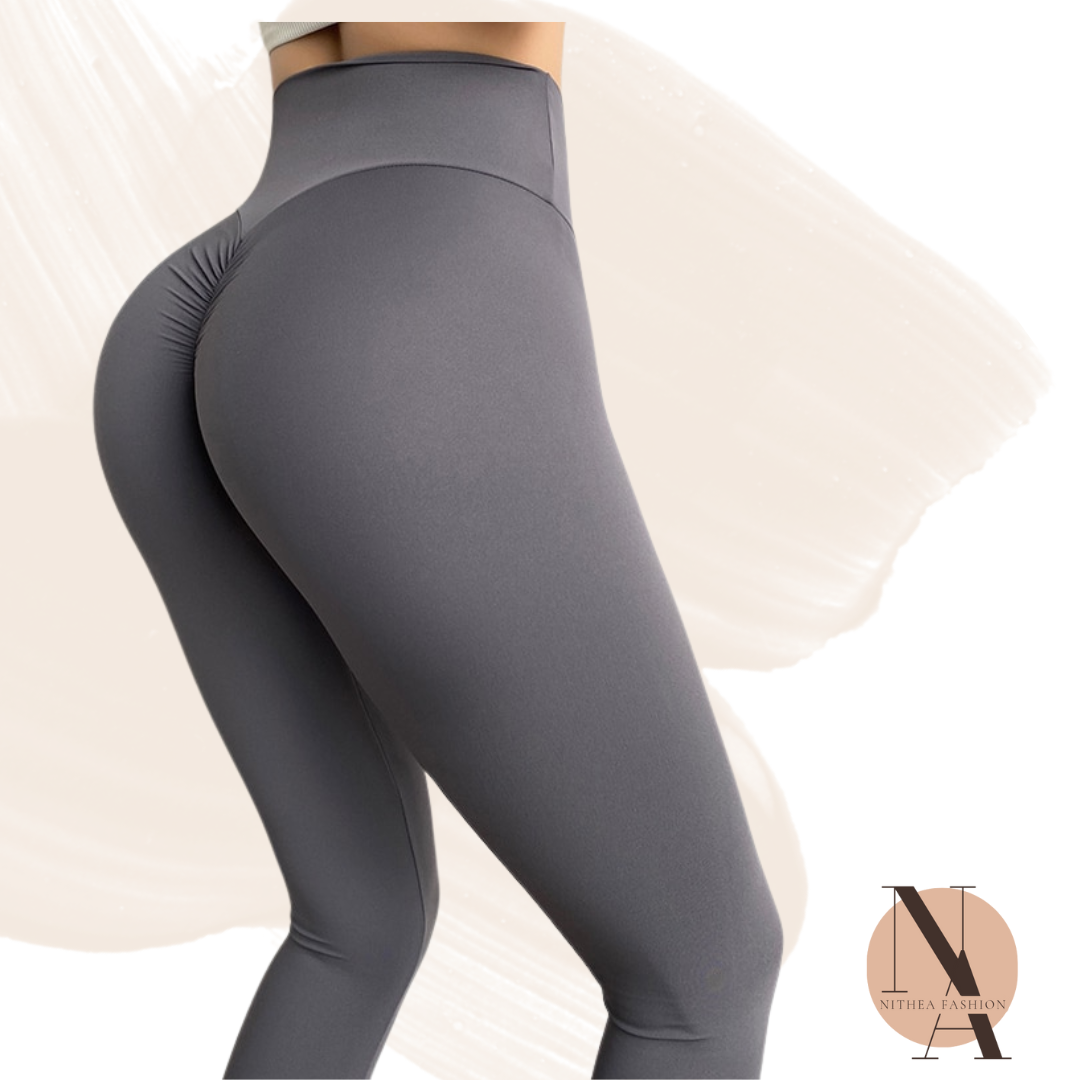 Legging Scrunch peach Taille Haute Push-Up – Confort & Galbe