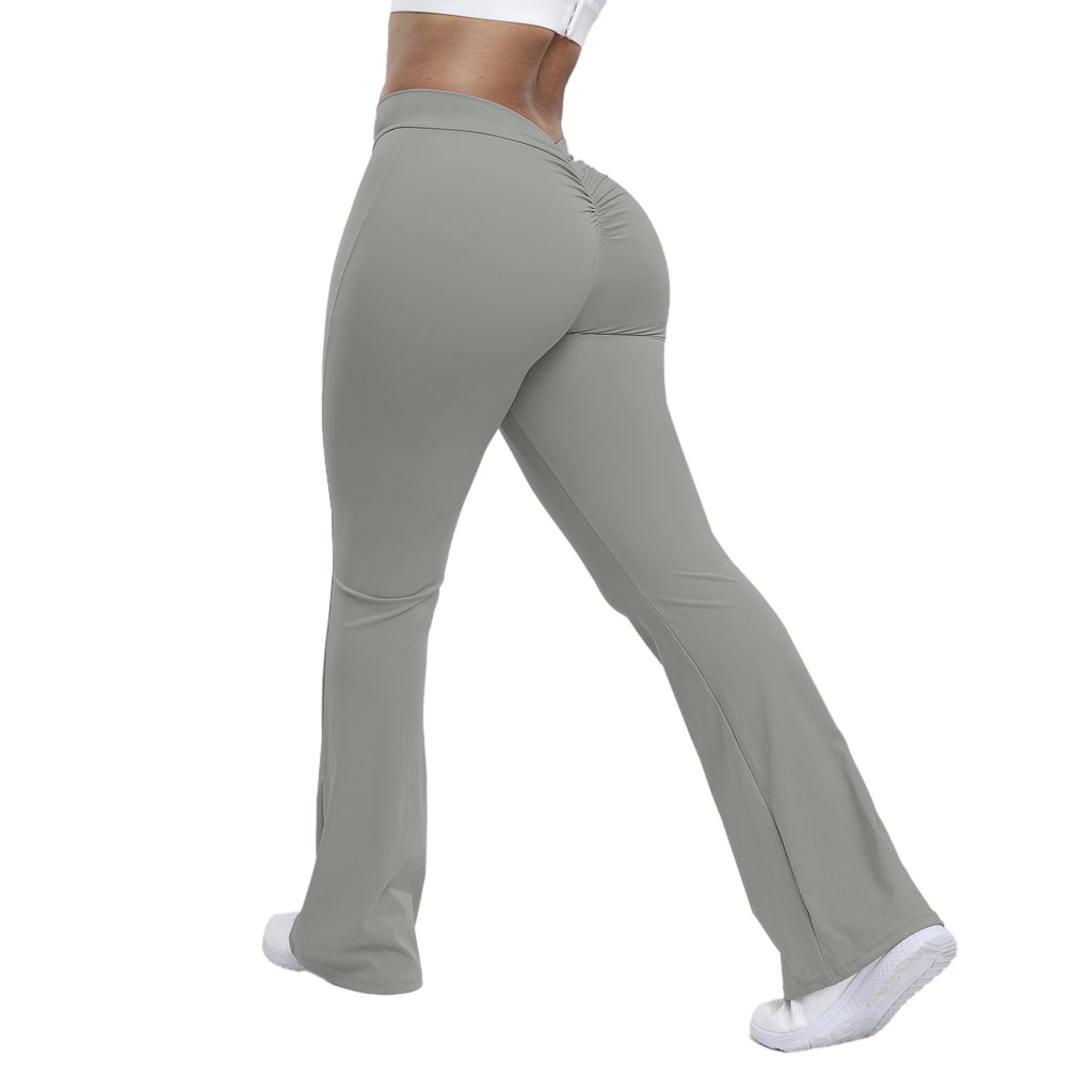 Peach trumpet pants  pantalon flare push-up