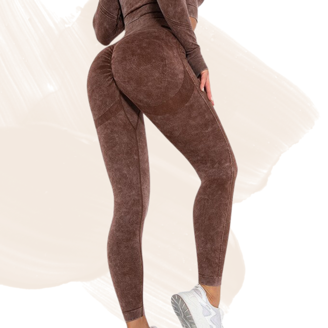Legging Seamless Taille Haute – Sculpt & Confort Premium